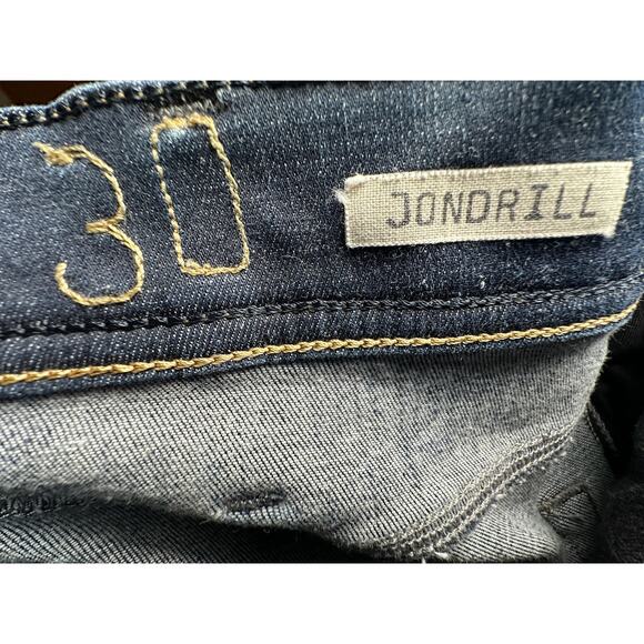 Vintage Y2K Replay Mens 30x32 Jondrill Stretch Skinny Fit Dark Blue Denim Jeans - Picture 8 of 10